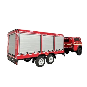 Custom Heavy Duty Diesel Enclosed Cargo Trailer Double Axle Utility Box Transport for Industrial Logistics