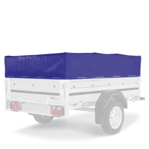 Custom Heavy Duty Waterproof Woven PVC Coated Tarpaulin Cover for Utility Car Open Trailer Truck