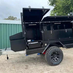 Custom Height Cargo Utility Trailers Adjustable Racking EBS Corrosion Resistant