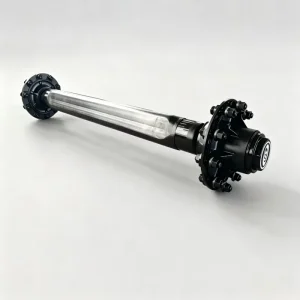 Custom New 8000LBS Steel Trailer Axle Assembly Torque Steering Axle with or Without Brake Trailer Spare Parts OEM ODM