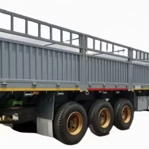 Custom Size 38CBM Side Dump Semi Trailer for Rural Road Building Gravel Bulk Raw Material Local Transportation Service