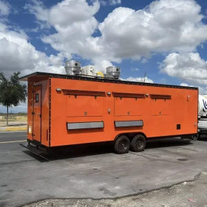 Custom Stainless Steel Multifunctional Food Truck Trailer Fully Equipped for Ice Cream Pizza Coffee Street Food Business