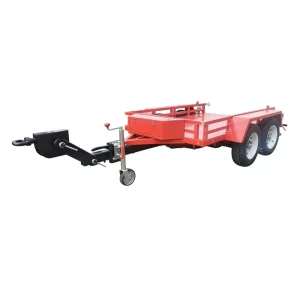 Custom Tandem Axle Utility Trailer with Ramp 2T Heavy Duty Equipment Transport Trailer