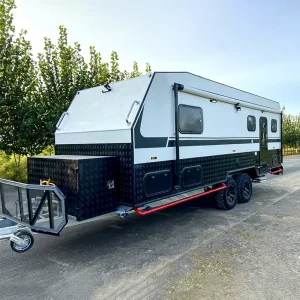 Custom Tiny House on Trailer Mobile House Trailer Sleeper Trailer Outdoor Portable Travel Trailers with Bathroom