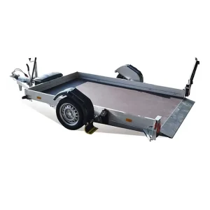 Custom Trailer Manufacturer Low Flatbed Semi Trailer Moto Trailers