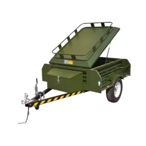 Customizable 0.5t Single Axle Steel Enclosed Car Trailer New Truck Trailers