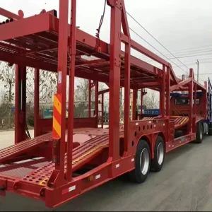 Customizable 2/3 Axle Car Transport Carrier Trailer for Vehicle Hauling Towing