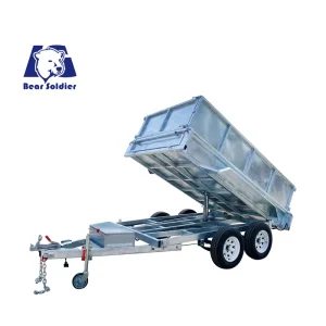 Customizable 3.5-Ton ATM Series Self-Unloading Trailer 12*6 Double-Axle Heavy-Duty Sand Gravel Transportation Small Towing