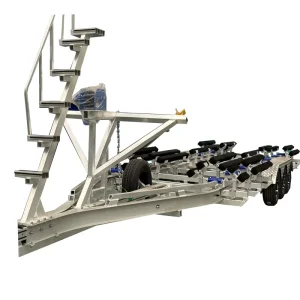 Customizable 30 ft 10 m Aluminum Boat Trailer Three Axle to Five Axle Boat & Watercraft Trailer