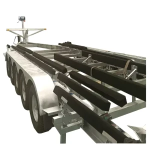 Customizable 40ft Catamaran Boat Trailer Australia 4*2 Hydraulic Watercraft Trailer