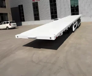 Customizable 50 foot 3 4 axle 80 ton CE certified Gooseneck Lowbed Semi trailer