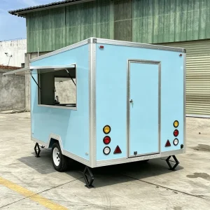 Customizable Aluminum Multi-function Food Trailer with Candy Station Enclosed Design Stainless Steel Canada Standard Certified