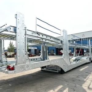 Customizable Car Carrier Semi Trailer Heavy Steel Car Hauler Trailer with Big Load Capacity