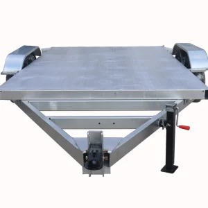 Customizable Double Axle Flatbed Trailer Practical and Robust Cargo Utility for ATV