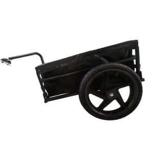 Customizable Electric Vehicle Trailer with 2 Wheels Durable Iron Construction OEM Support 1 Year Warranty