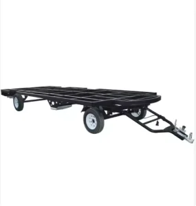 Customizable Five Ton RV Container Transport Chassis Trailer Various Sizes and Colors Available