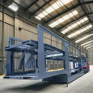 Customizable Heavy Duty Steel Truck Trailer Semi Trailer Fleets Diverse Industry Applications 60T Payload