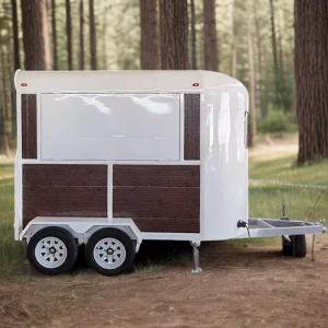 Customizable Multifunctional Stainless Steel Street Food Vending Truck for Snack Food Milk Tea Coffee Night Markets Campsites