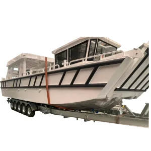Customizable Pontoon Boat with Brake and Trailer Big Boat Trailer Boat Watercraft Trailers