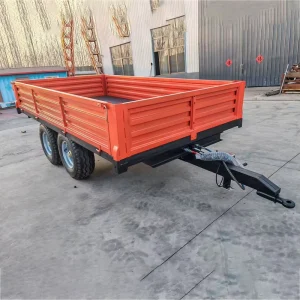 Customizable Size Electric Brake Farm Trailer Multi Scene Agricultural Orchard Garden Trailer