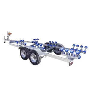Customizable Twin Axle Boat Trailer for Mega Yachts and Watercraft