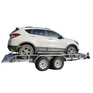 Customize Car Transportation Trailer Racing Car Carrier Tilt Small Trailer for Car Towing Flat Trailer