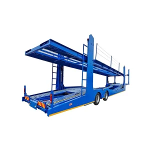 Customized 10 Ton Heavy Duty Steel Semi Trailer 2-3 Axle Vehicle Transport Car Carrier for Car Utility Trailer