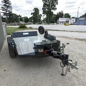 Customized 2000kg Aluminum Car Trailer Hydraulic Utility Trailers for Cars Small Voiture Trailer