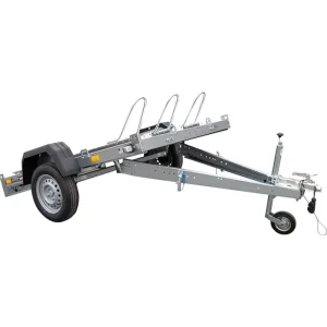 Customized 3 Motorcycle Trailer with 2 m Rail