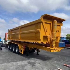 Customized 4 Axle Factory Direct Customizable 80Ton Rear Tipper Dump Semi Trailer 4 Axle Truck Trailers