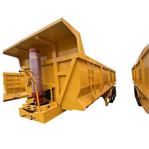Customized 4 Axle U Type Steel Drawbar Truck Trailer 60 Tons Heavy Duty 3400mm Width 10500x2500x3800mm Shanghai Hong