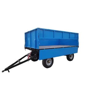 Customized Agricultural Tipper Trailer Garden Tractor Farm Dump Trailer 10 kW 220V New Condition 1 Year Warranty