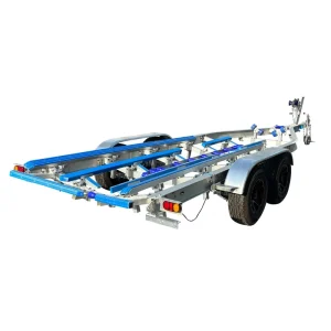 Customized Boat Trailer Payload 2815kgs Poly Bunks 28ft Aluminum Boat Trailers