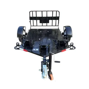 Customized Convenient Steel Car Trailers All Rounder Single or Double Axle Hot Dip Galvanizing for Motorcycle ATV for Loading