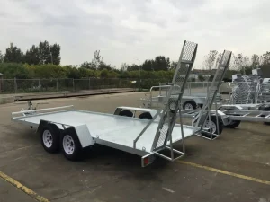 Customized Galvanized ATV Trailers 4X8 5X8 5X10 Sizes 1700KG Payload