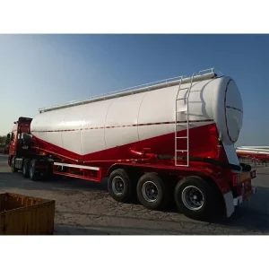 Customized High quality 3 axes 48 cubic meter V tape Bulk Cement Tank Semi trailer with Aluminum Material High Payload Capacity