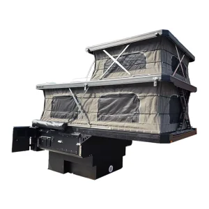 Customized Offroad Family Travel Trailer OEM Pop up Top Camper Trailers Hybrid Caravan Aluminum Truck Canopy