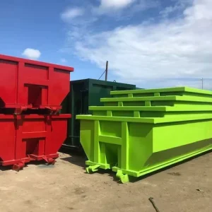Customized Roll-off Container Trailer Outdoor Hook Lift Bin Roll Off Dumpster