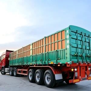 Customized Side Wall Steel 4-axle 40T Fence Trailer Transport Fence Semi Trailer