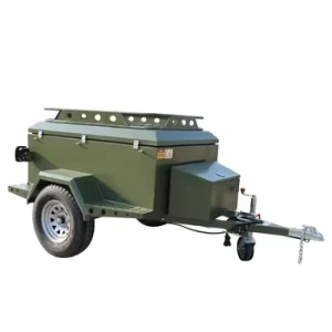Customized Single Axle Steel Enclosed Car Trailer 0.5 T