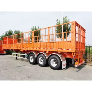 Customized Size Side Wall Trailer for Oversized but Lightweight Cargo Transport