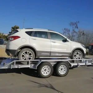 Customized Size Trailer Car Trailer with Ramp 0.5ton to 5ton Hot Dip Galvanised