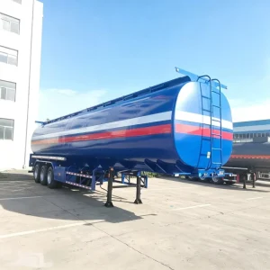 Customized Stainless Steel Milk Tanker Trailer 3 Axle 40CBM Leaf Spring 12R22.5 Tank Semi Trailer