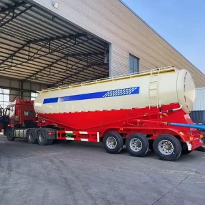 Customized Steel Powder Can Semi Trailer Factory Manufactured Truck Trailers at Low Price to Meet Personal Needs