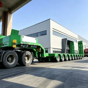 Detachable Gooseneck Trailer 7Axle Factory Direct Supply Heavy Transport Multi Axle Extendable Low Bed Trailer