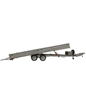 Different Size Customized Box Cage Car Trailer Machinery Trailer
