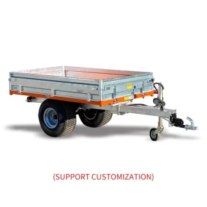 Direct Factory Sale European Style Farm Trailer Tractor with New Design Featuring Axle and Gear Core Components