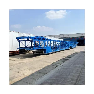 Double Axle Car Carrying Trailers Steel and Aluminium with Hot Dipped and Galvanized LED Lights