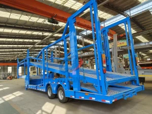Double Deck Cars Carrier Transport Semi Trailer Car Transporter Trailer Vehicle Cargo Hauler Carrier Trailers