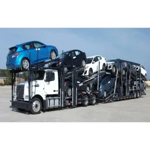 Double Deck Vehicle Transport Car Carrier Truck Trailer Vehicle Car Transporter Trailer